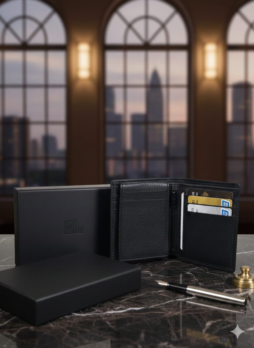 The Black Executive with White Stitch